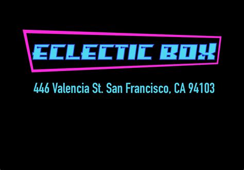 electric box sf|ECLECTIC BOX SF.